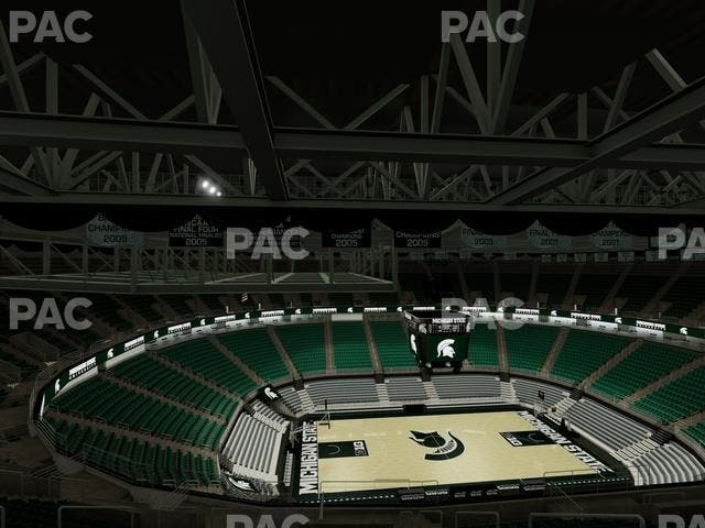 Jack Breslin Student Events Center - Section Bleachers 211 Seat View