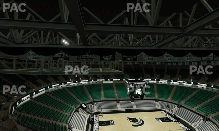 Jack Breslin Student Events Center - Section Bleachers 211 Seat View