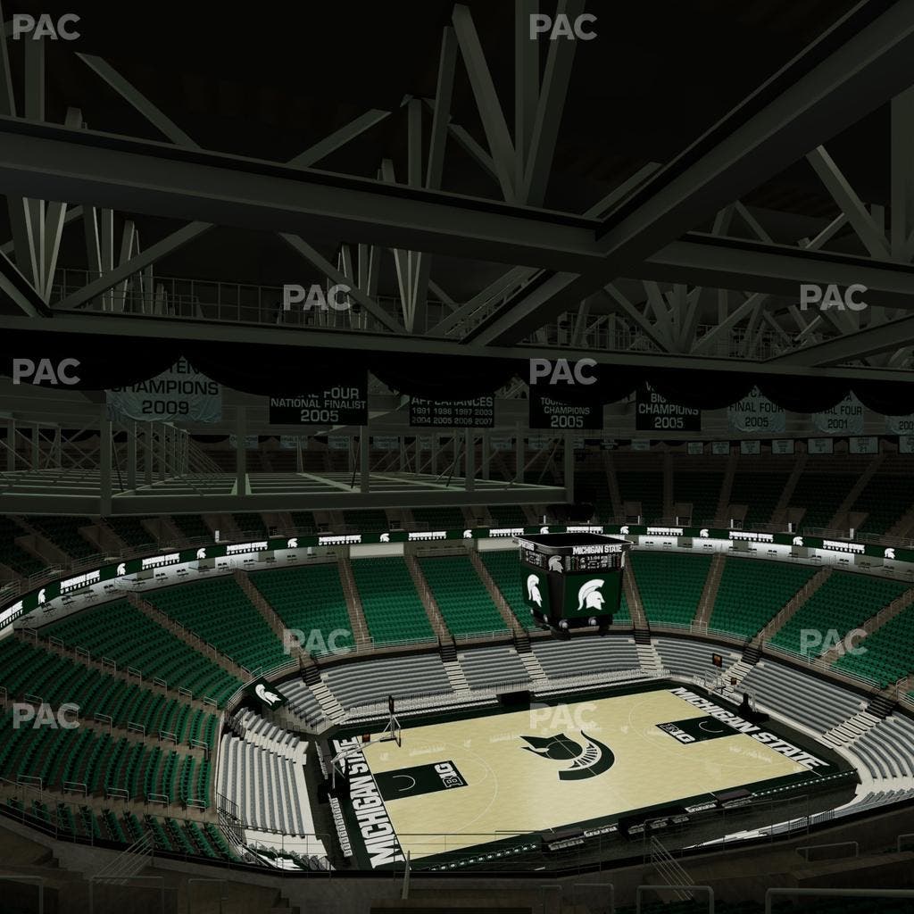 Jack Breslin Student Events Center - Section Bleachers 212 Seat View