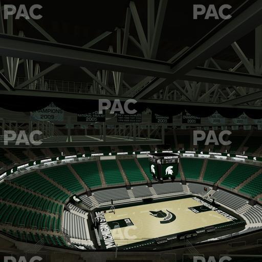 Jack Breslin Student Events Center - Section Bleachers 212 Seat View