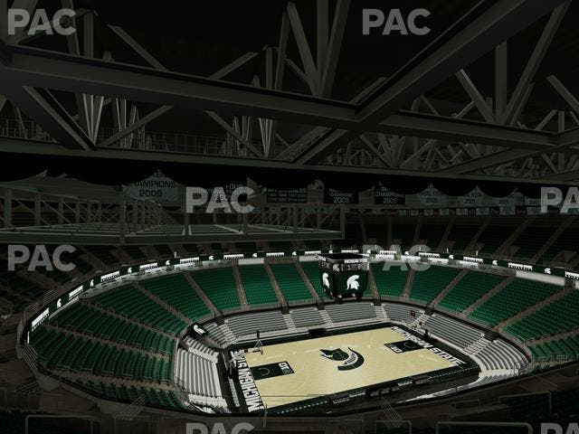 Jack Breslin Student Events Center - Section Bleachers 212 Seat View