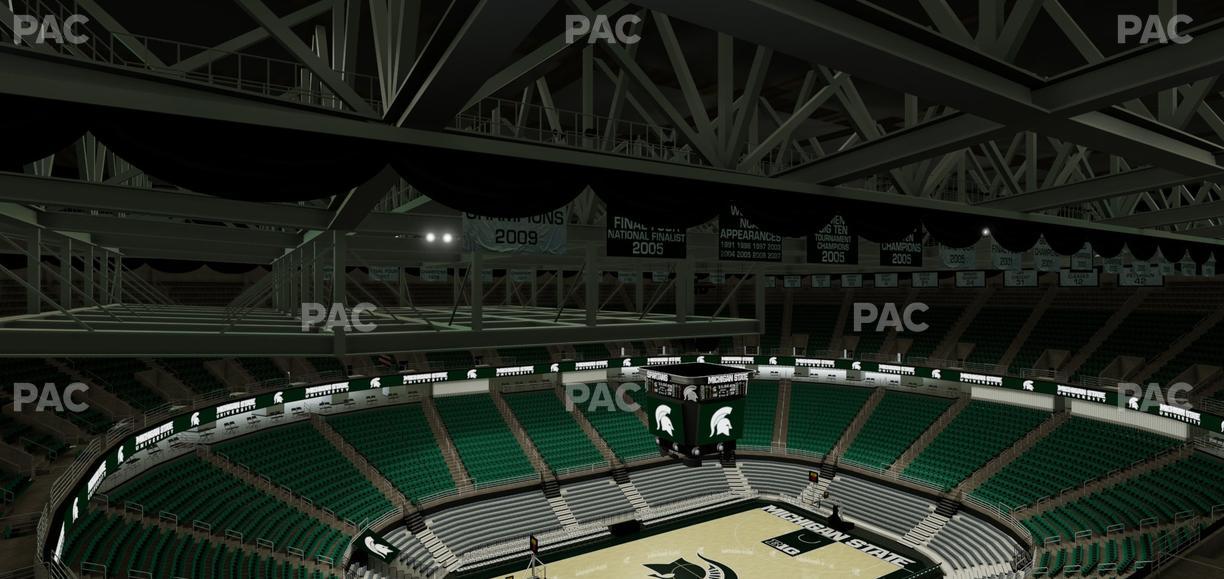 Jack Breslin Student Events Center - Section Bleachers 213 Seat View