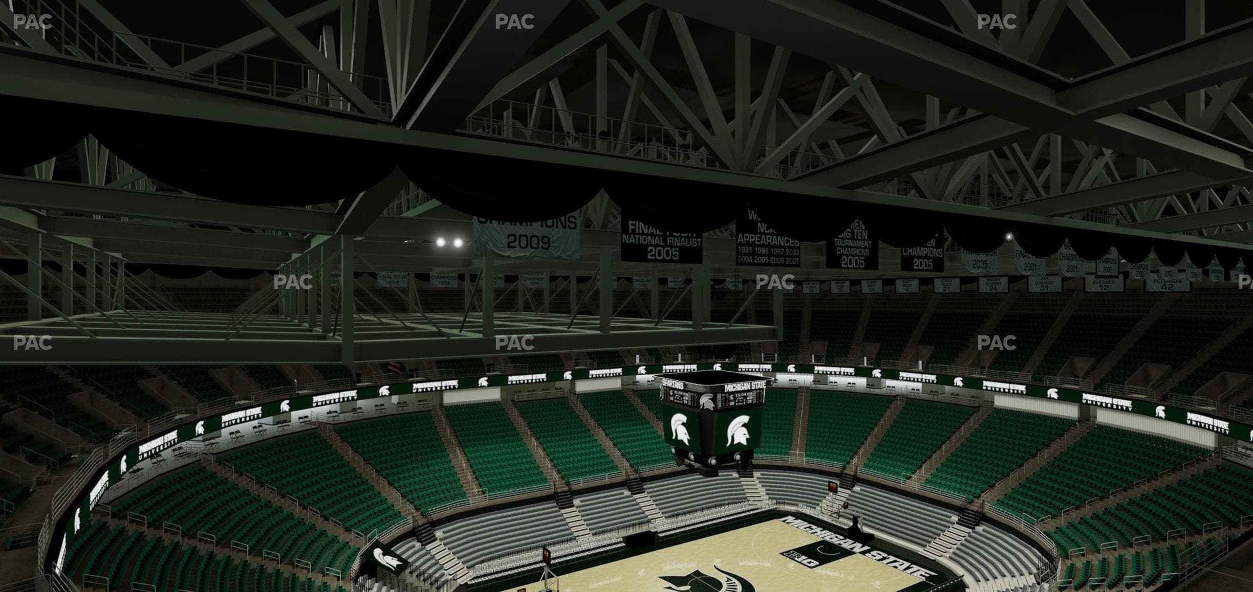 Jack Breslin Student Events Center - Section Bleachers 213 Seat View