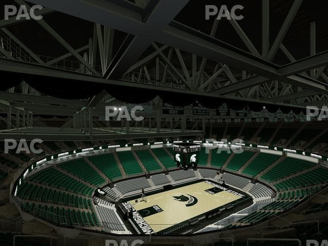 Jack Breslin Student Events Center - Section Bleachers 213 Seat View
