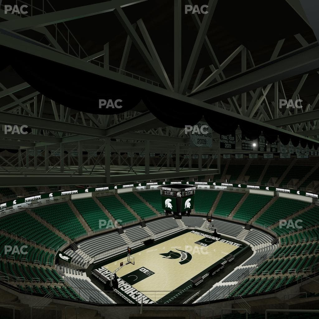Jack Breslin Student Events Center - Section Bleachers 214 Seat View