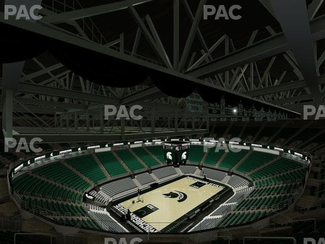 Jack Breslin Student Events Center - Section Bleachers 214 Seat View