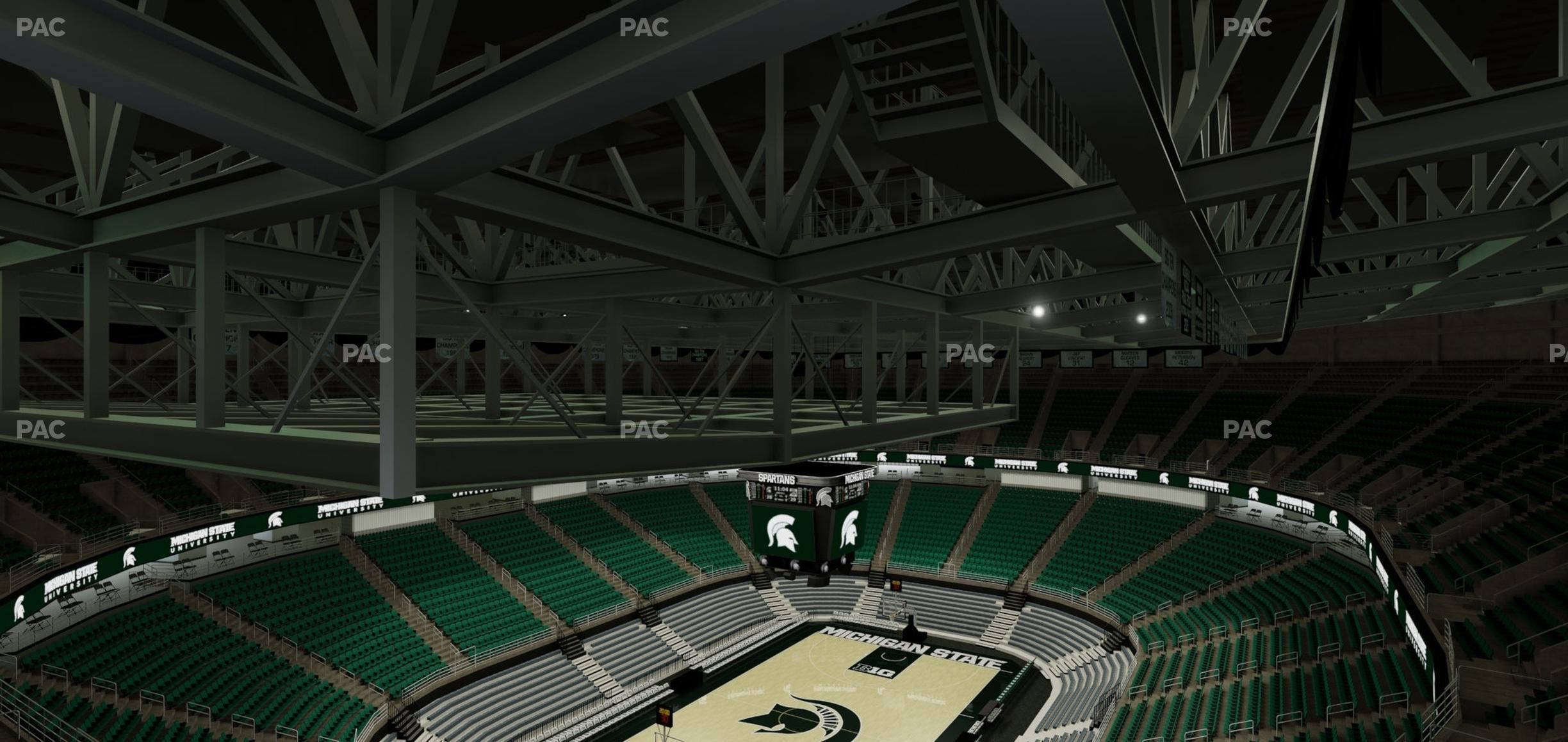 Jack Breslin Student Events Center - Section Bleachers 215 Seat View