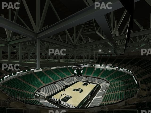 Jack Breslin Student Events Center - Section Bleachers 215 Seat View