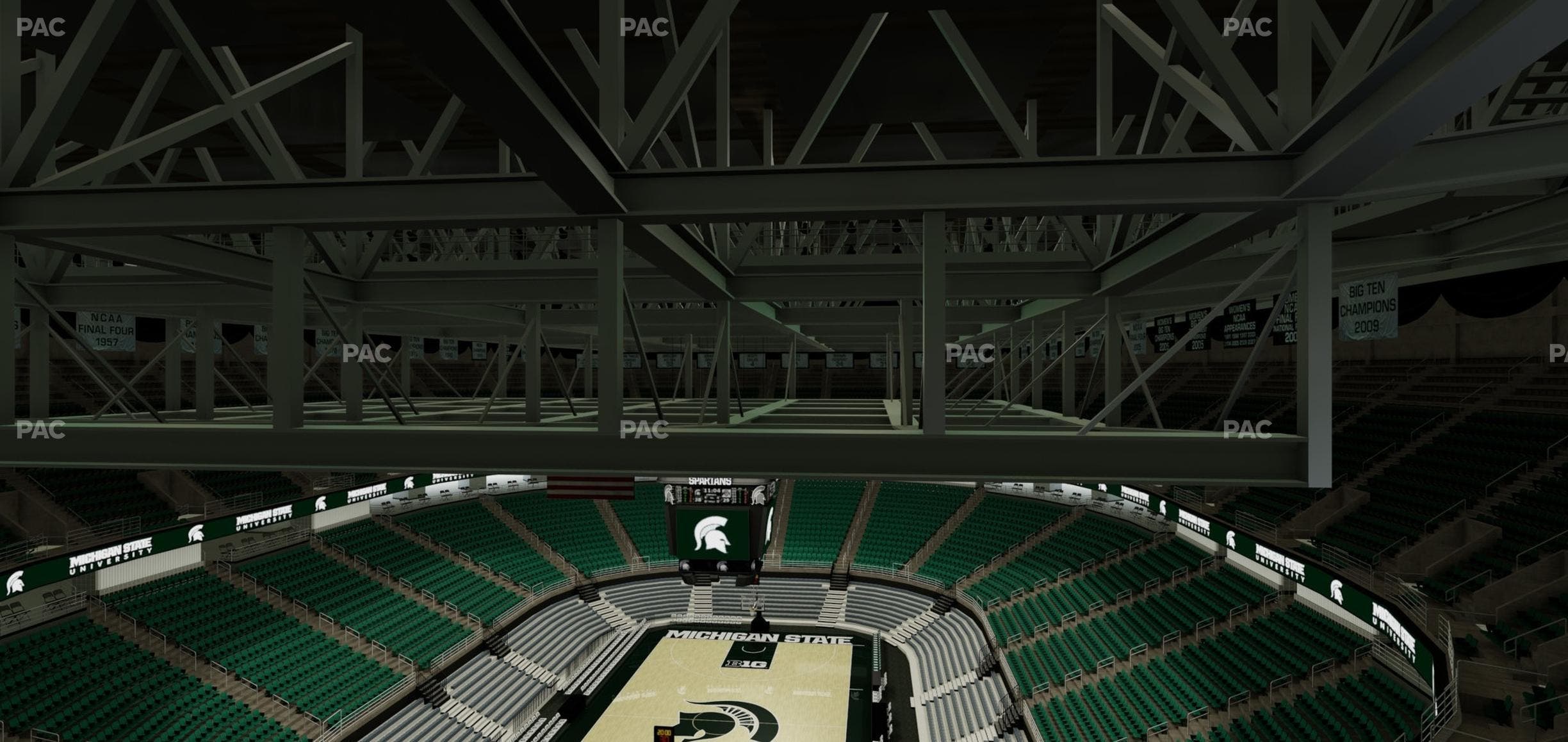 Jack Breslin Student Events Center - Section Bleachers 217 Seat View
