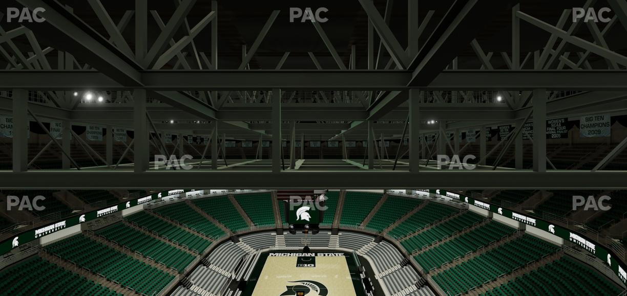 Jack Breslin Student Events Center - Section Bleachers 218 Seat View