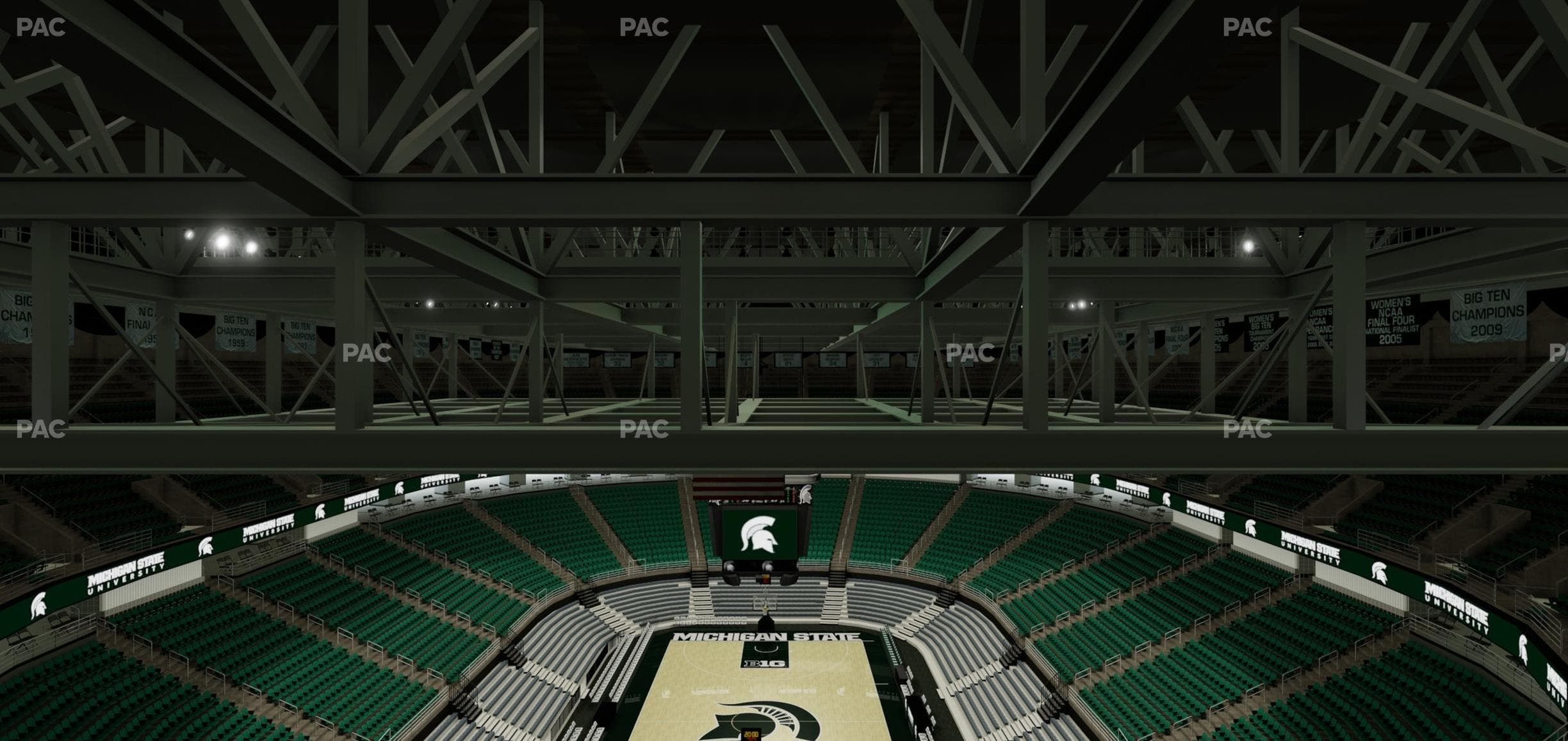 Jack Breslin Student Events Center - Section Bleachers 218 Seat View