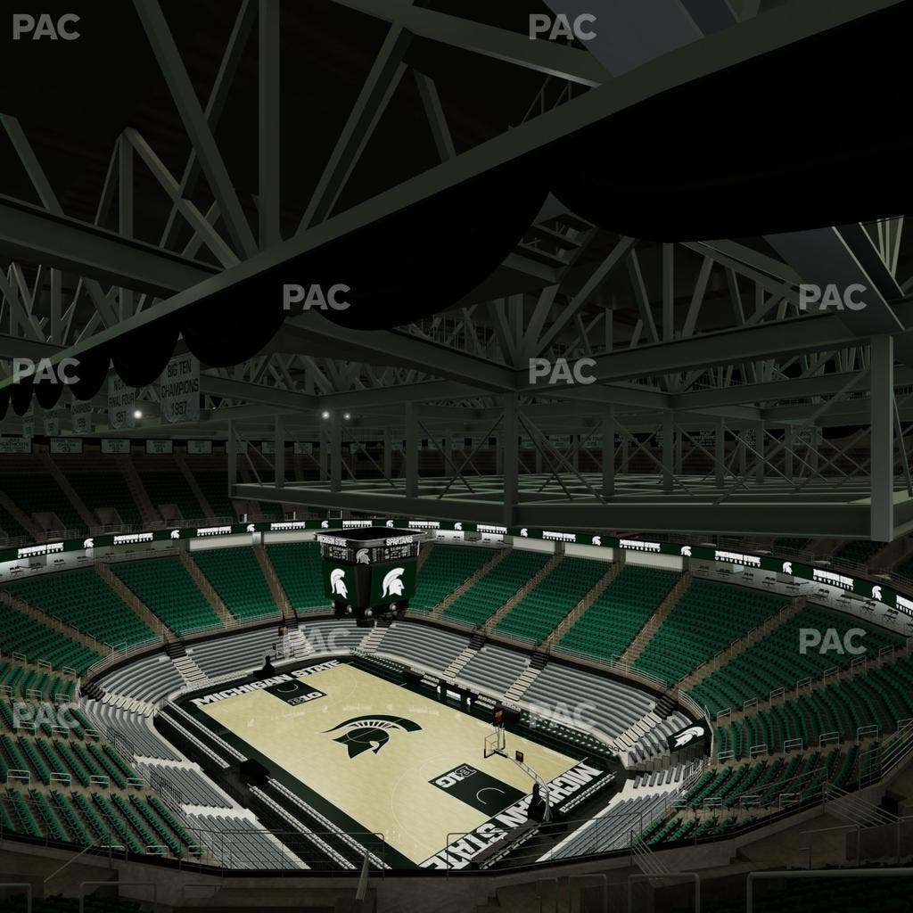 Jack Breslin Student Events Center - Section Bleachers 222 Seat View