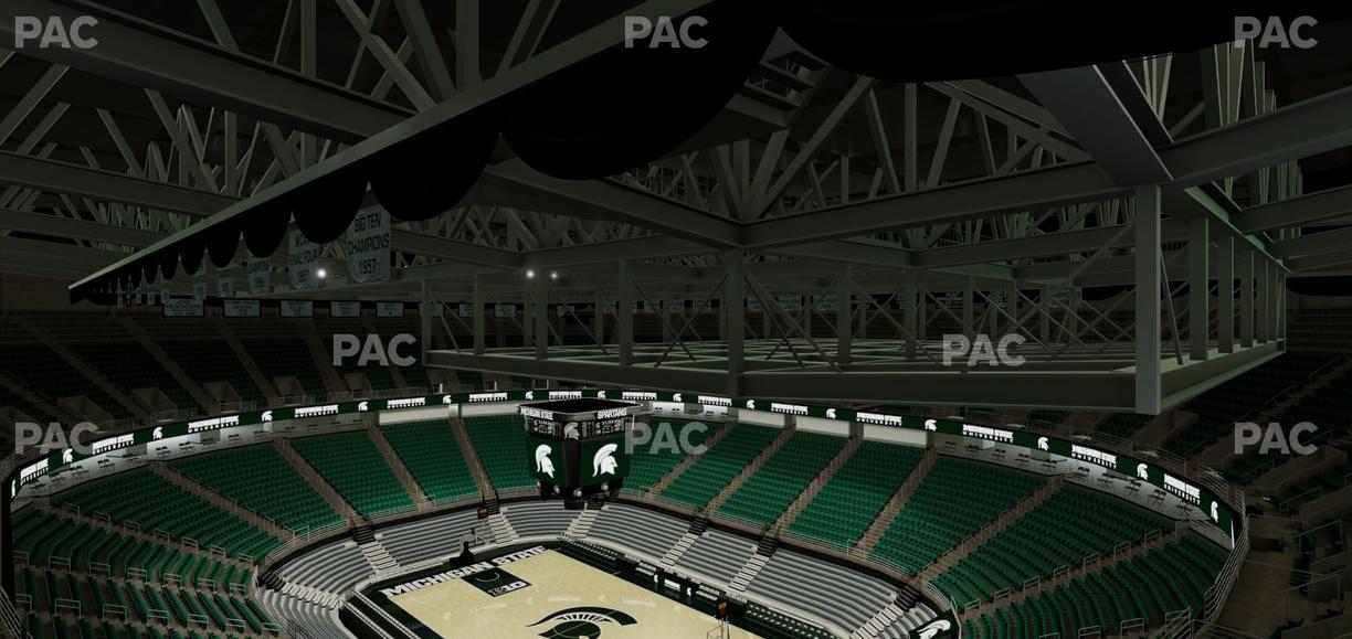Jack Breslin Student Events Center - Section Bleachers 222 Seat View