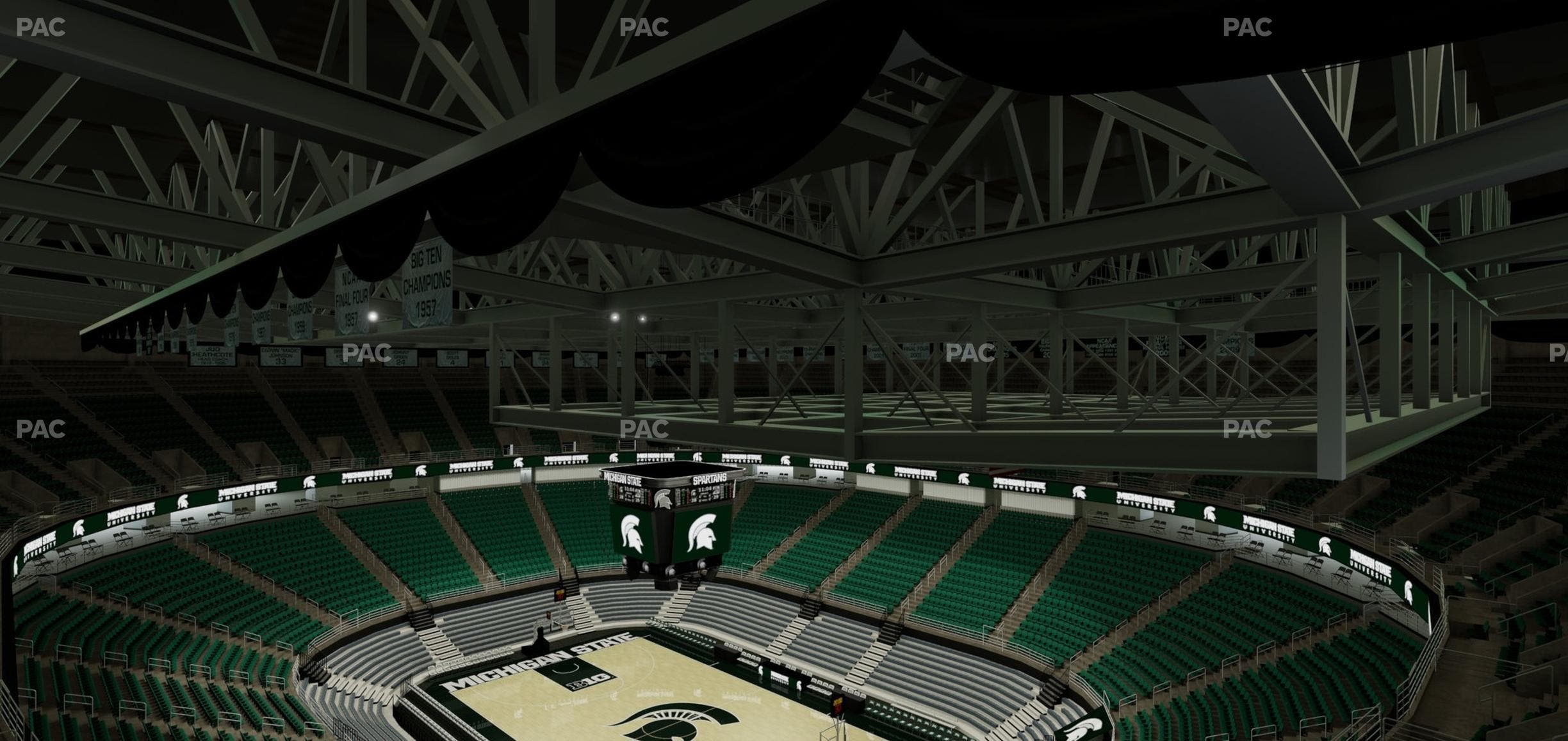 Jack Breslin Student Events Center - Section Bleachers 222 Seat View