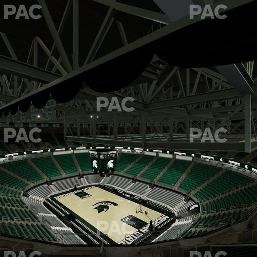 Jack Breslin Student Events Center - Section Bleachers 222 Seat View