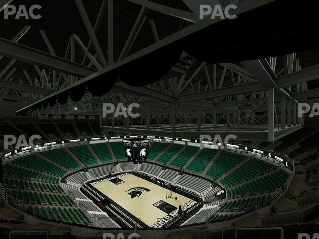 Jack Breslin Student Events Center - Section Bleachers 222 Seat View