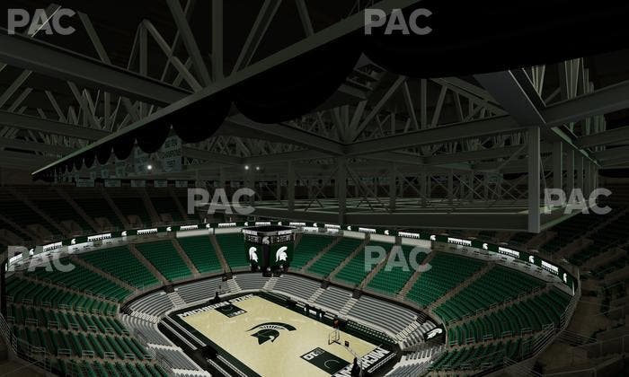 Jack Breslin Student Events Center - Section Bleachers 222 Seat View