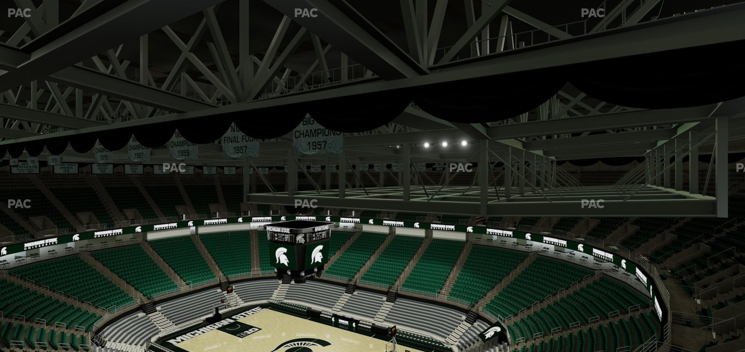 Jack Breslin Student Events Center - Section Bleachers 223 Seat View