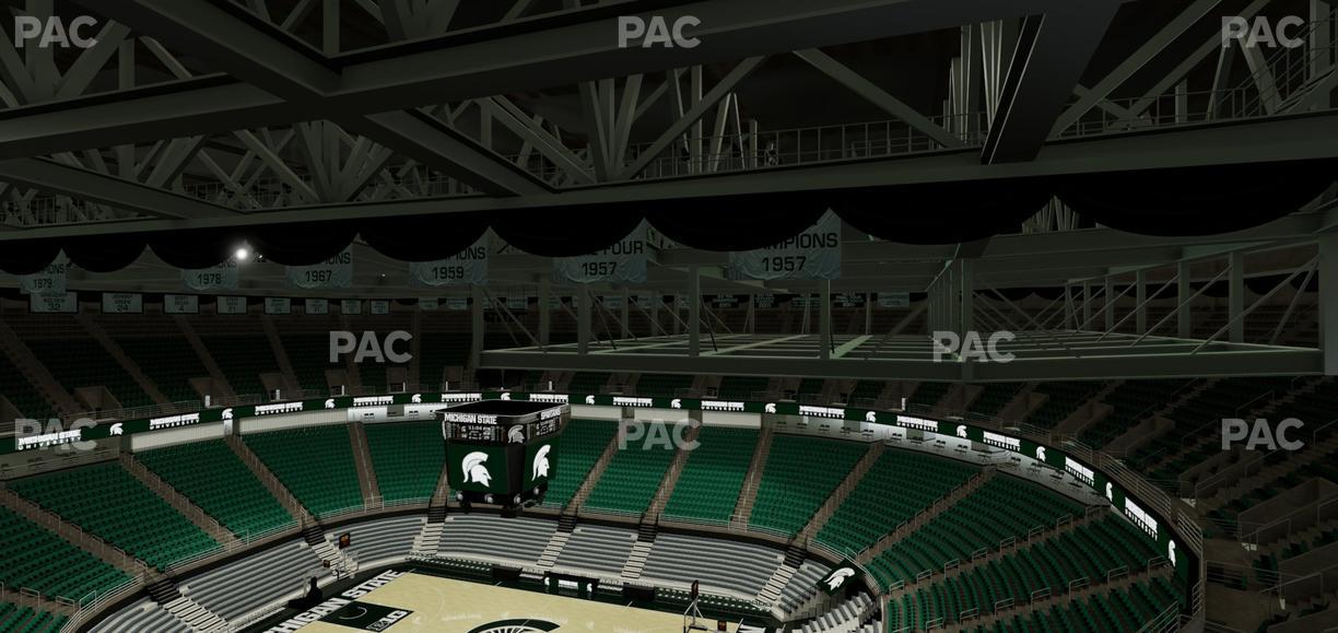 Jack Breslin Student Events Center - Section Bleachers 224 Seat View