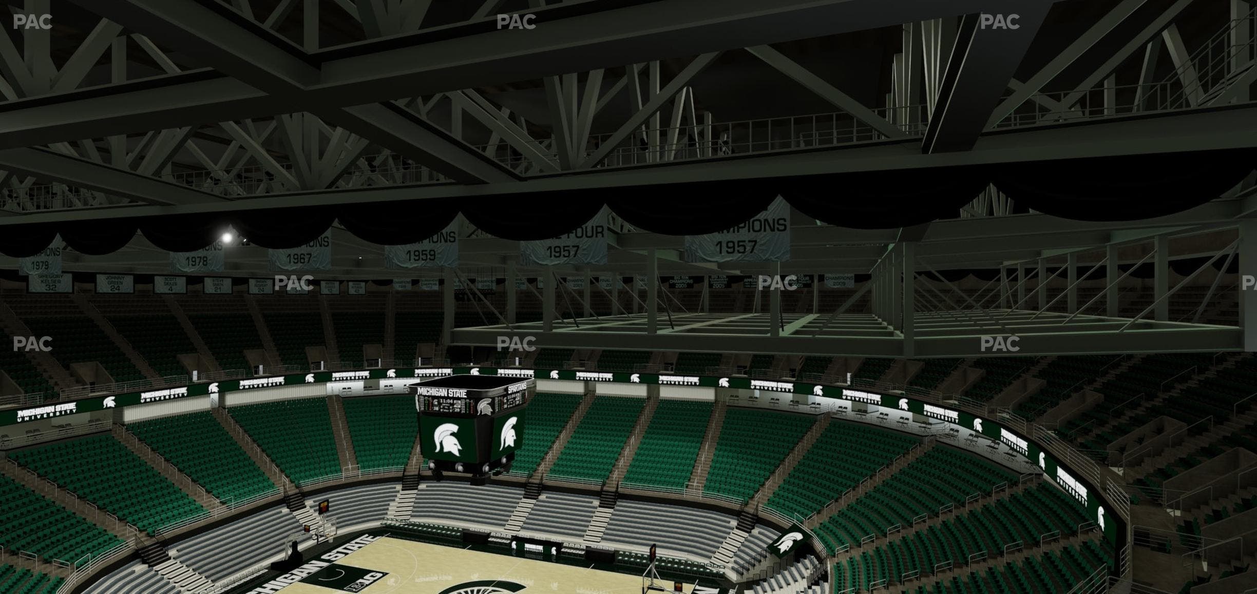 Jack Breslin Student Events Center - Section Bleachers 224 Seat View