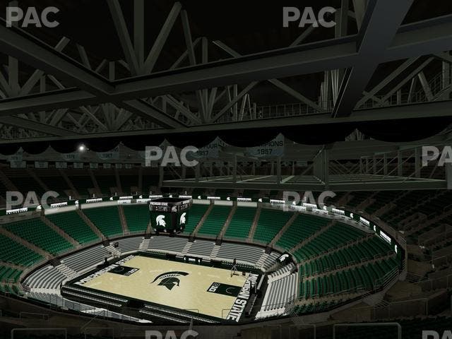 Jack Breslin Student Events Center - Section Bleachers 224 Seat View