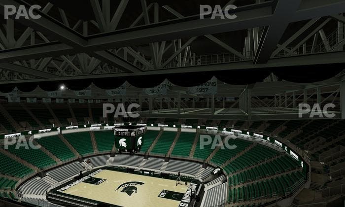 Jack Breslin Student Events Center - Section Bleachers 224 Seat View
