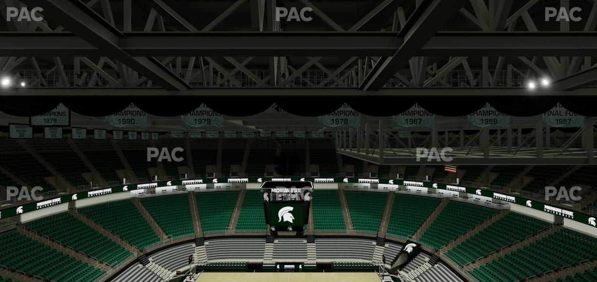 Jack Breslin Student Events Center - Section Bleachers 227 Seat View
