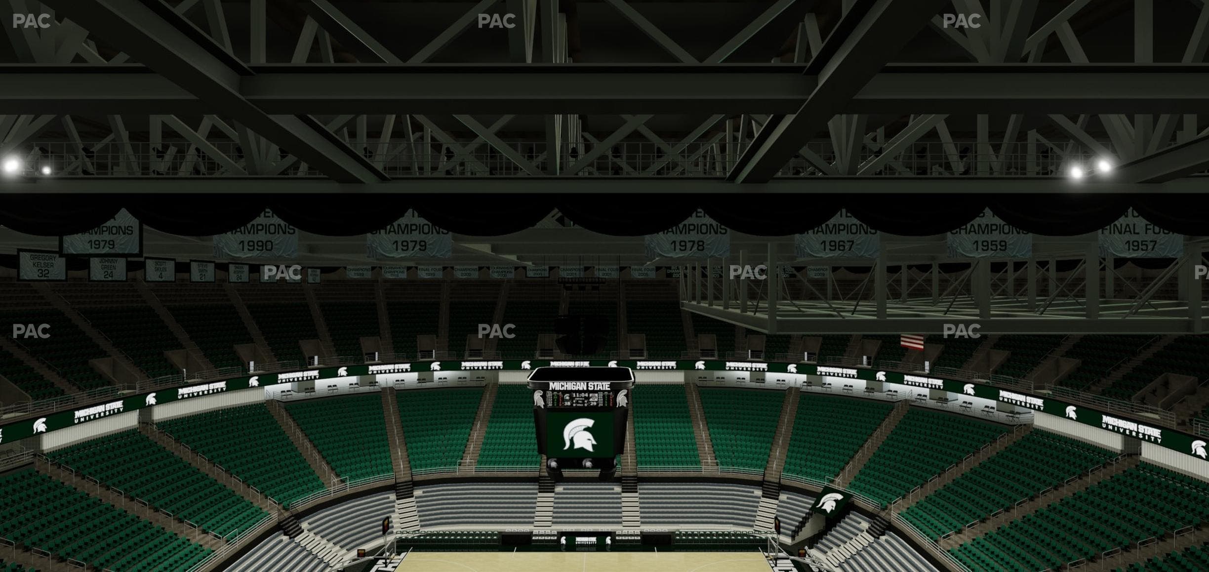 Jack Breslin Student Events Center - Section Bleachers 227 Seat View