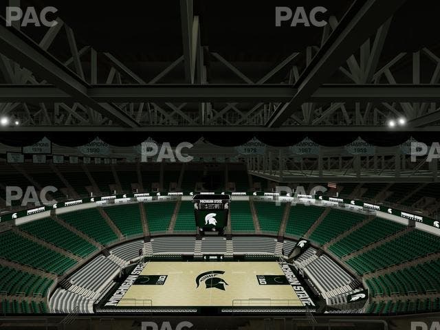 Jack Breslin Student Events Center - Section Bleachers 227 Seat View