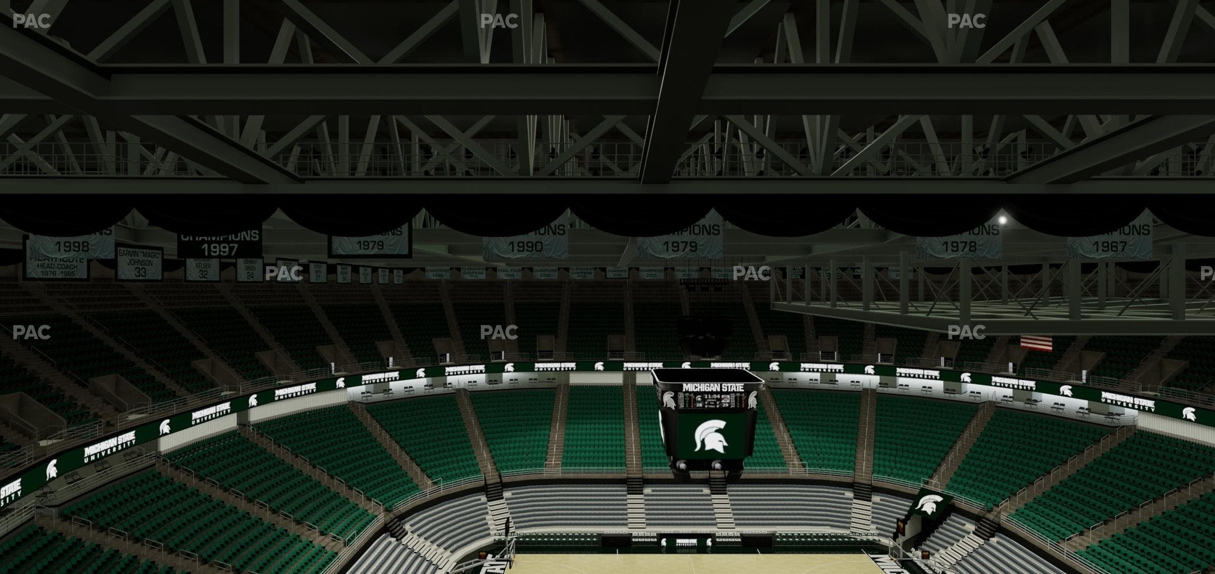 Jack Breslin Student Events Center - Section Bleachers 228 Seat View