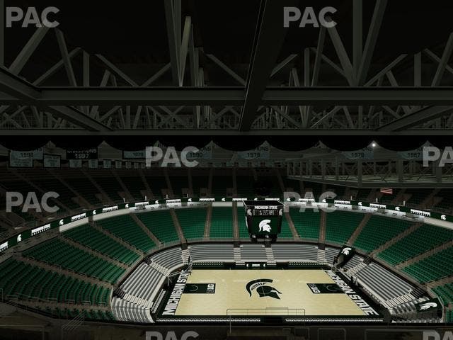 Jack Breslin Student Events Center - Section Bleachers 228 Seat View
