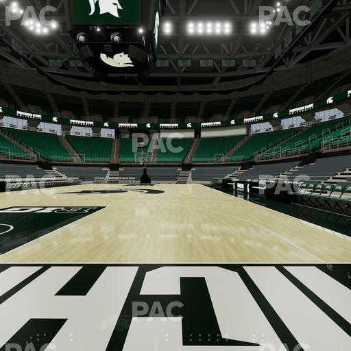 Jack Breslin Student Events Center - Section Floor 2 Seat View