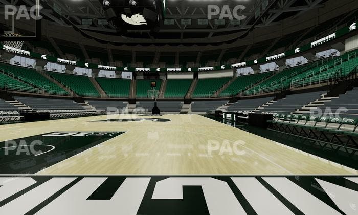 Jack Breslin Student Events Center - Section Floor 2 Seat View