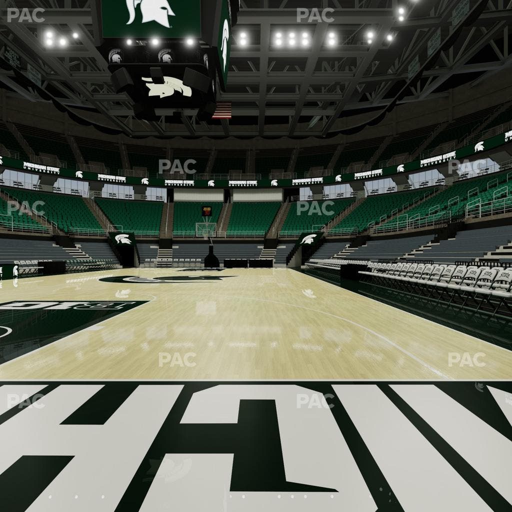 Jack Breslin Student Events Center - Section Floor B Seat View