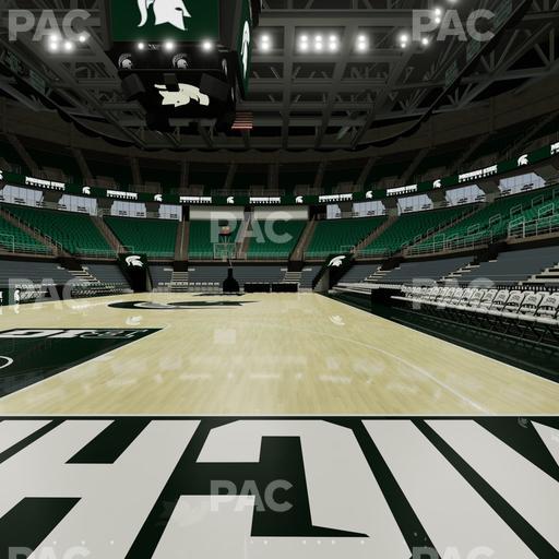 Jack Breslin Student Events Center - Section Floor B Seat View