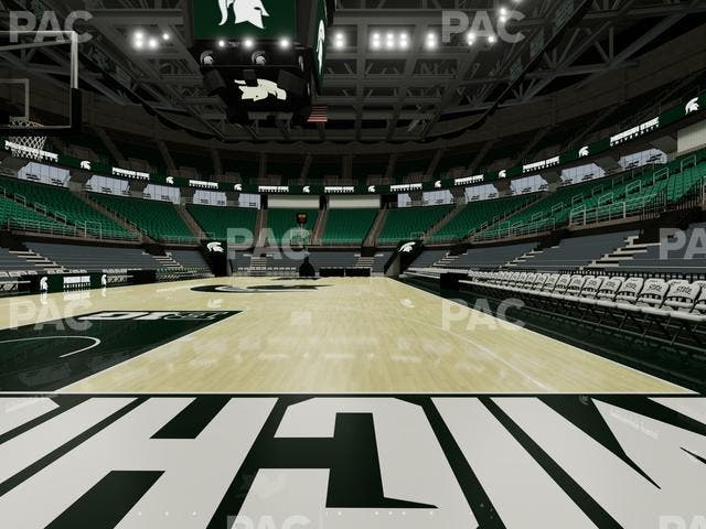 Jack Breslin Student Events Center - Section Floor B Seat View