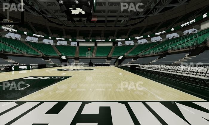 Jack Breslin Student Events Center - Section Floor B Seat View