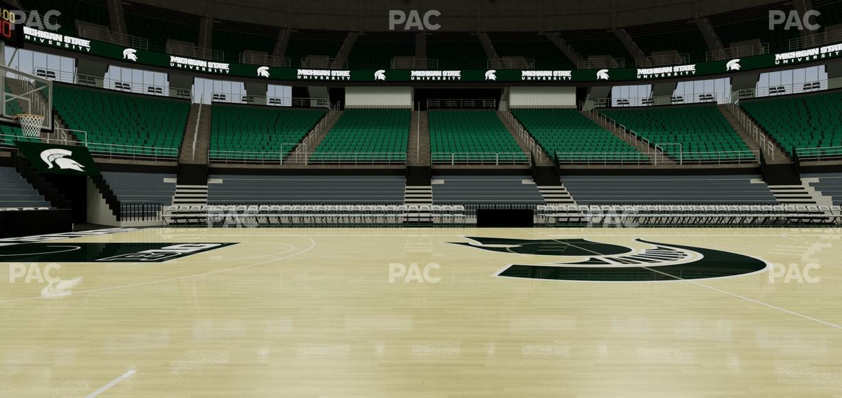 Jack Breslin Student Events Center - Section Floor Vip Seat View