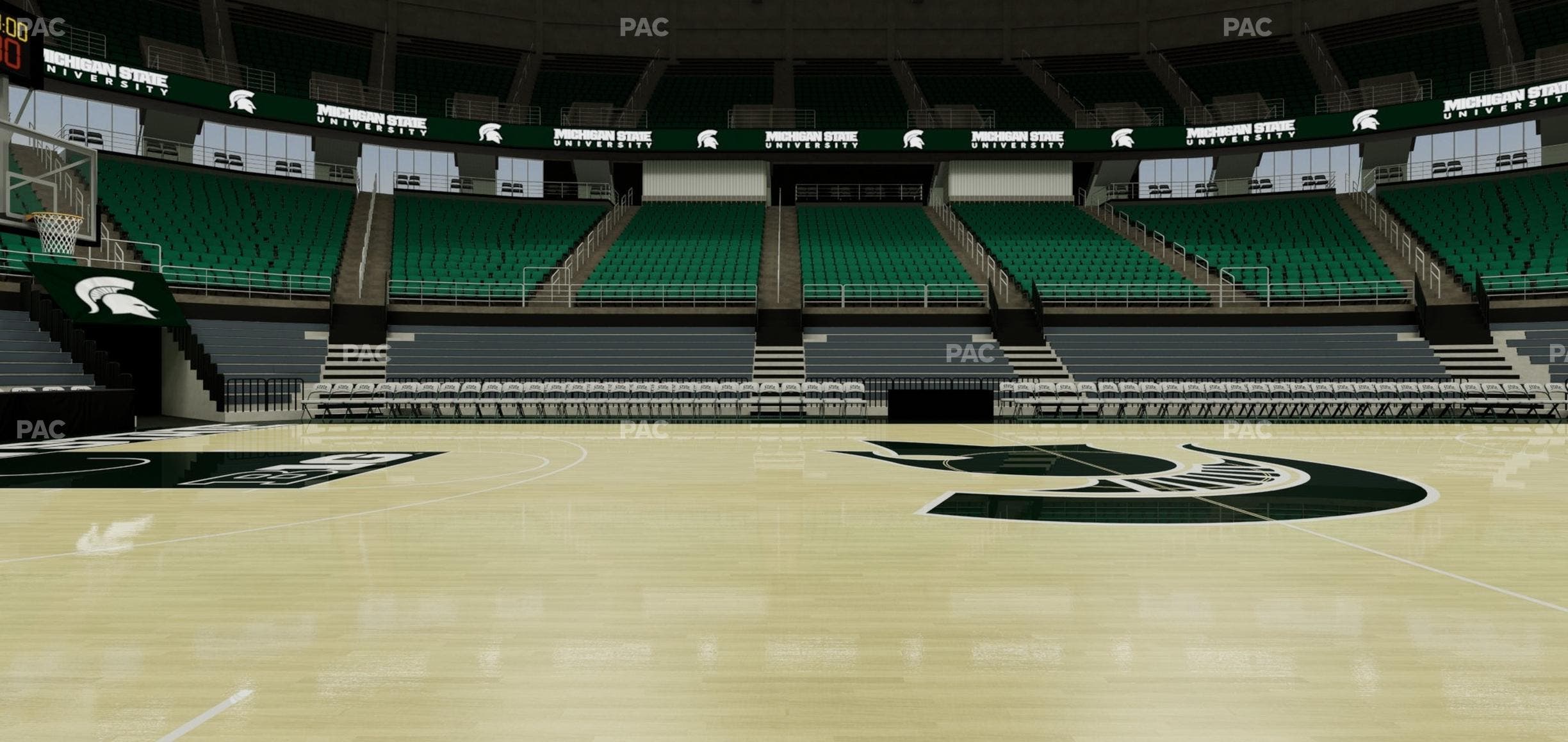 Jack Breslin Student Events Center - Section Floor Vip Seat View