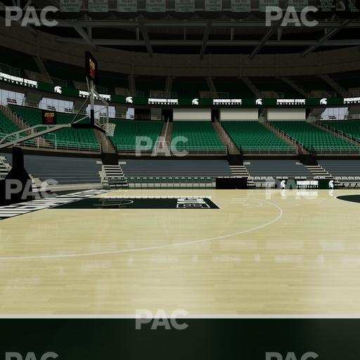 Jack Breslin Student Events Center - Section Floor Seat View