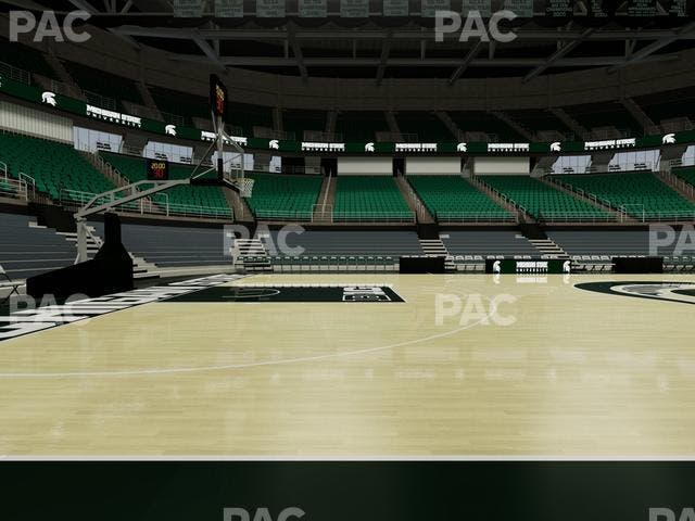 Jack Breslin Student Events Center - Section Floor Seat View