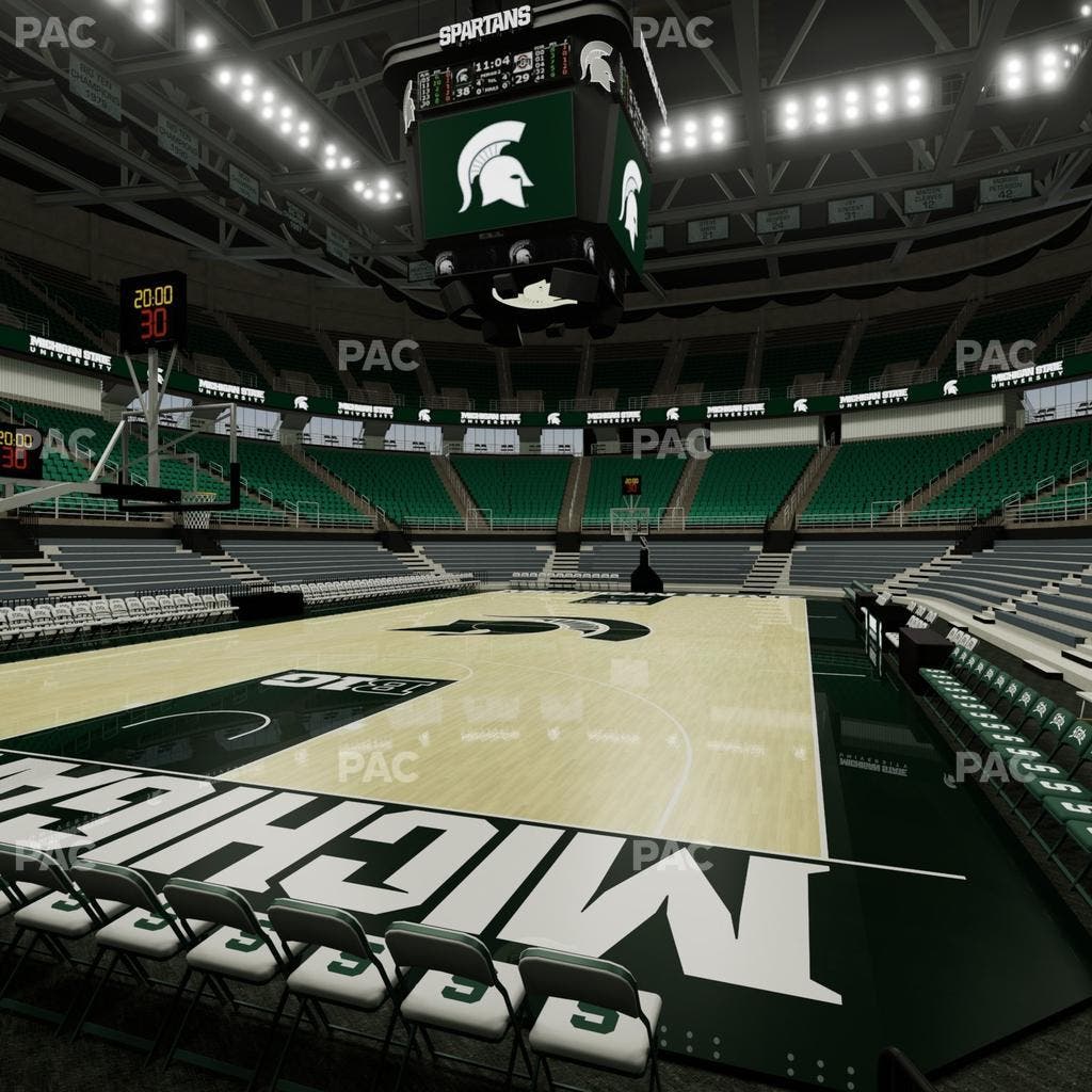 Jack Breslin Student Events Center - Section Lower Izzone Student Seating Seat View