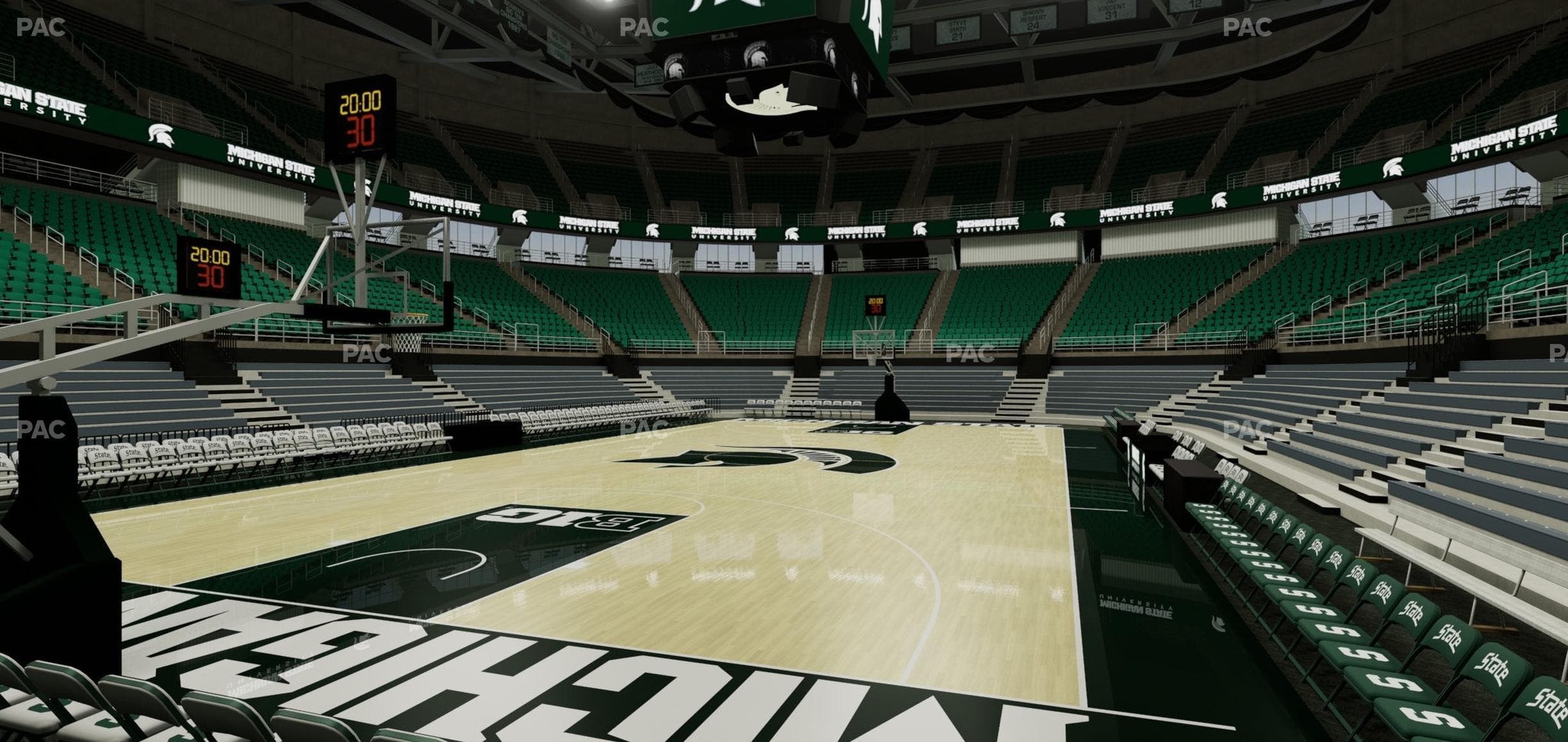 Jack Breslin Student Events Center - Section Lower Izzone Student Seating Seat View