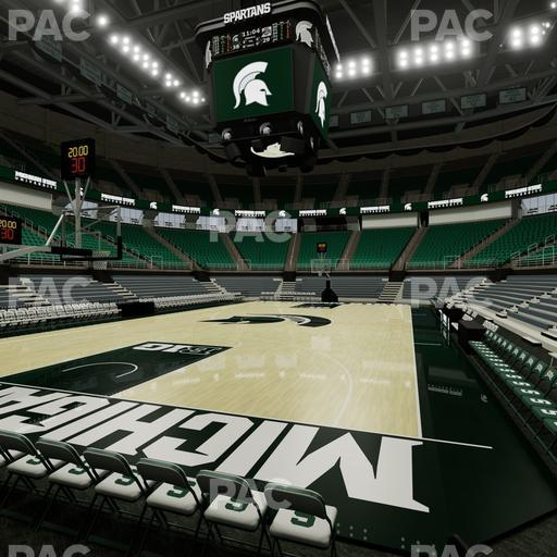 Jack Breslin Student Events Center - Section Lower Izzone Student Seating Seat View