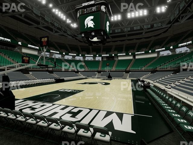 Jack Breslin Student Events Center - Section Lower Izzone Student Seating Seat View