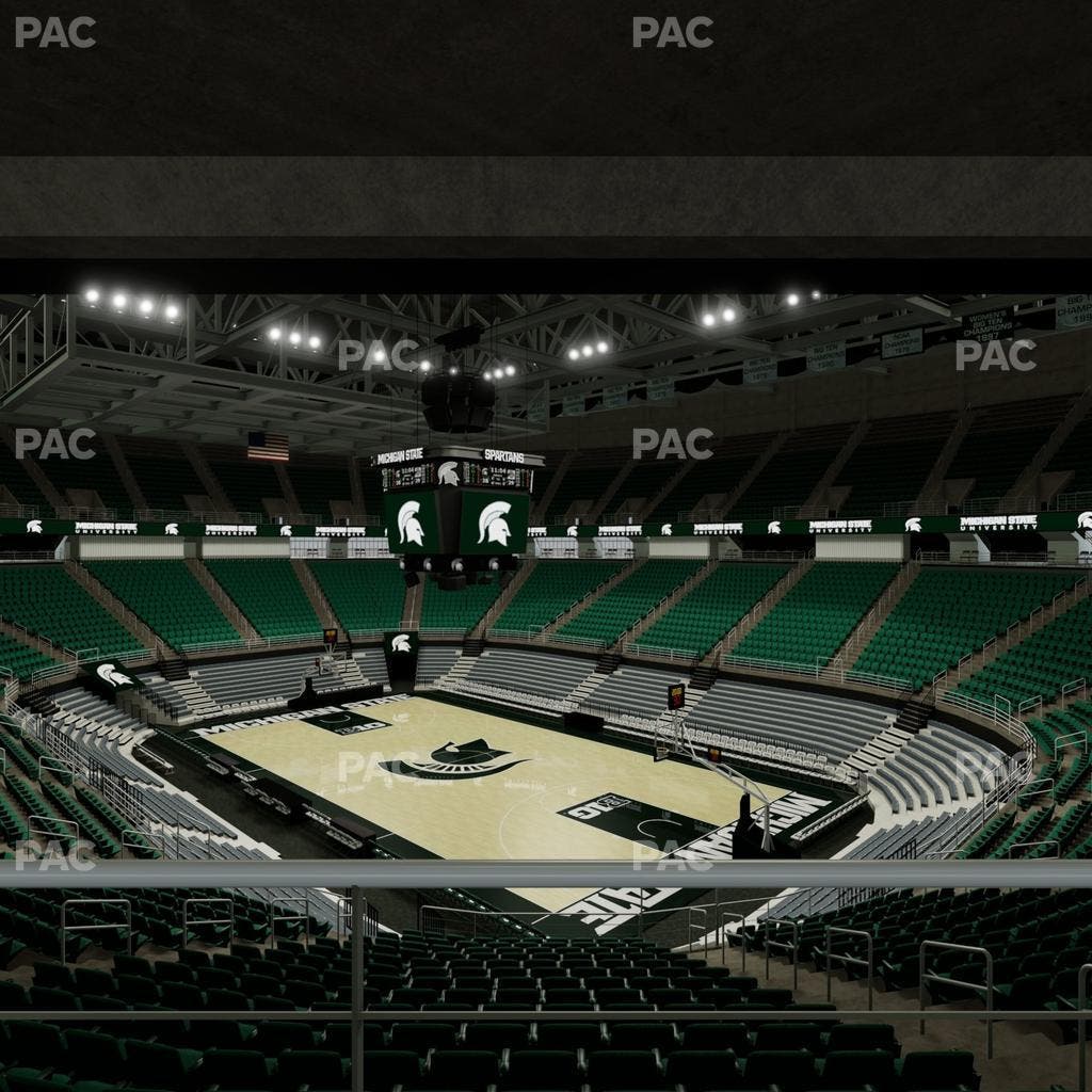 Jack Breslin Student Events Center - Section Plt 104 Seat View