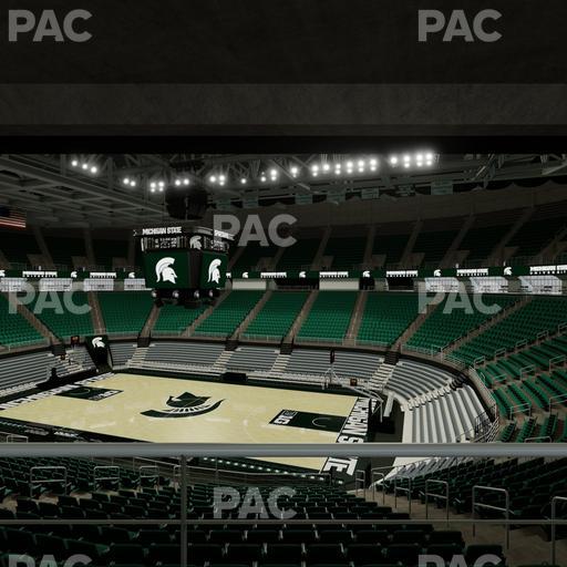 Jack Breslin Student Events Center - Section Plt 106 Seat View