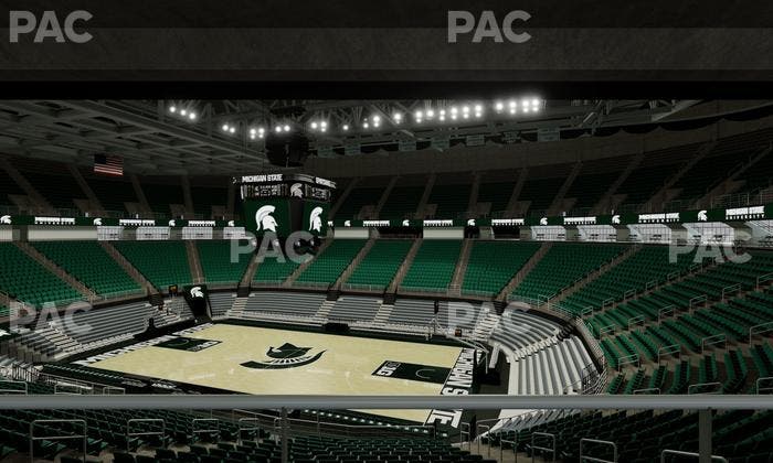 Jack Breslin Student Events Center - Section Plt 106 Seat View
