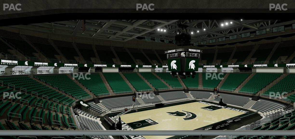 Jack Breslin Student Events Center - Section Plt 113 Seat View