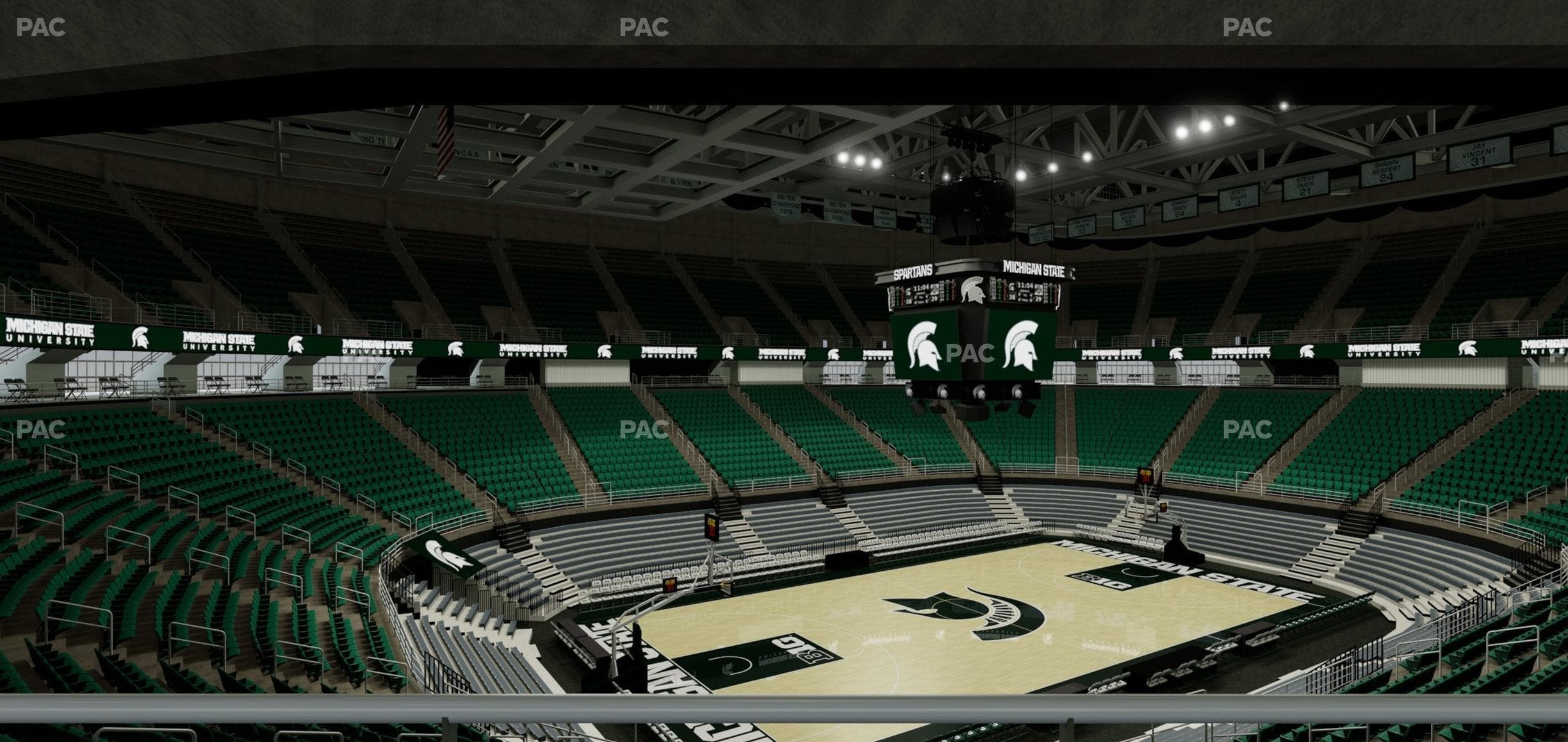 Jack Breslin Student Events Center - Section Plt 113 Seat View